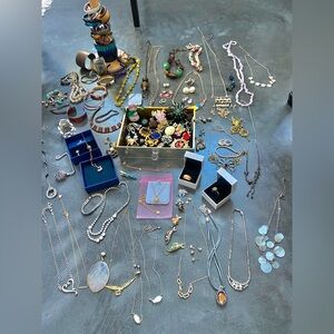 Vintage to new jewelry lot , Dior pandoras rings, ,Kendra Scott etc..